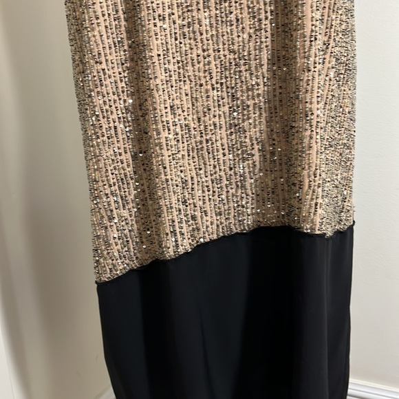 Eileen Fisher Round Neck Shift Silk sequin dress - Picture 11 of 13